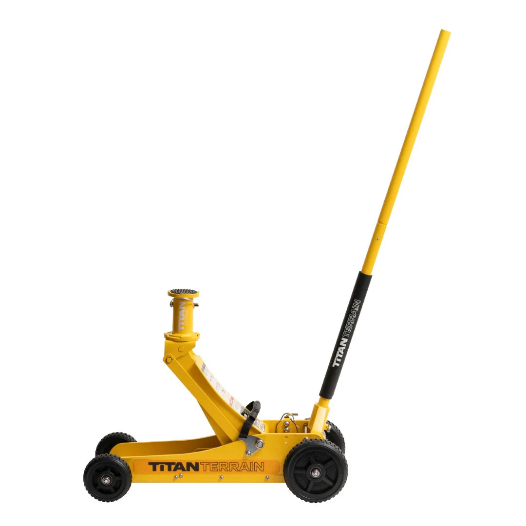 3 TONNE RUGGED FLOOR JACK - HI-VIS YELLOW EDITION