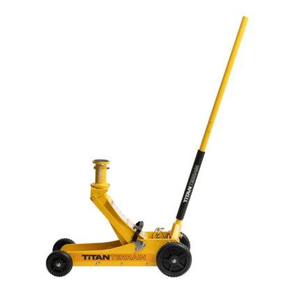 3 TONNE RUGGED FLOOR JACK - HI-VIS YELLOW EDITION