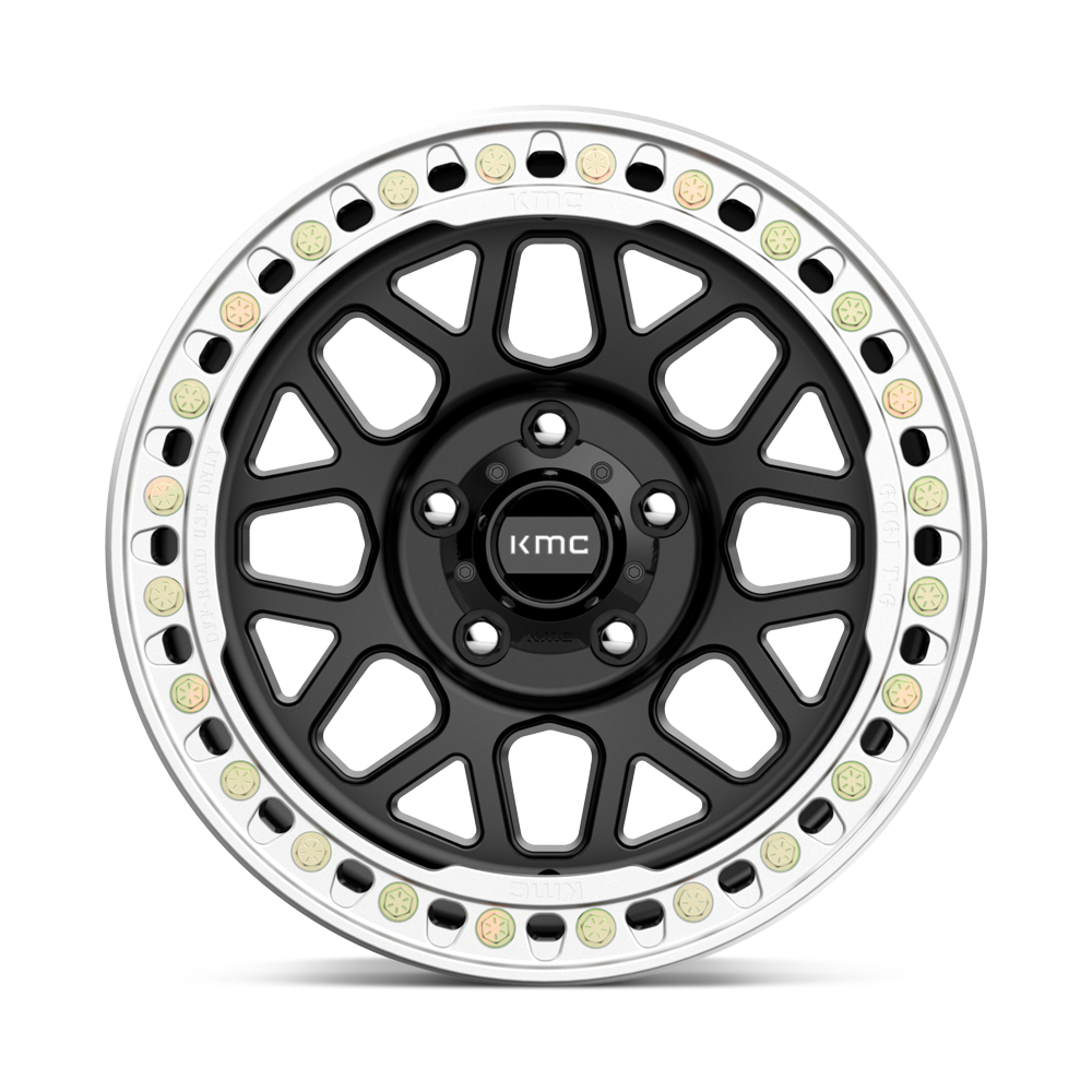 KMC - KM235 (Satin Black Machined Ring)