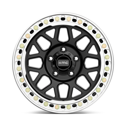 KMC - KM235 (Satin Black Machined Ring)