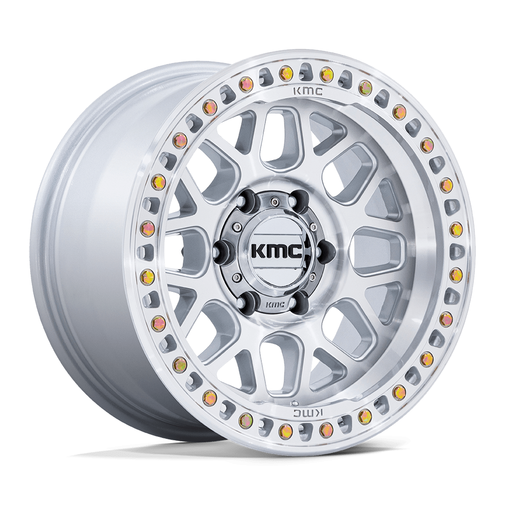 KMC - KM549 GRS (Gloss Silver Machined Face)