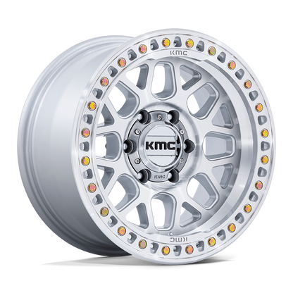 KMC - KM549 GRS (Gloss Silver Machined Face)