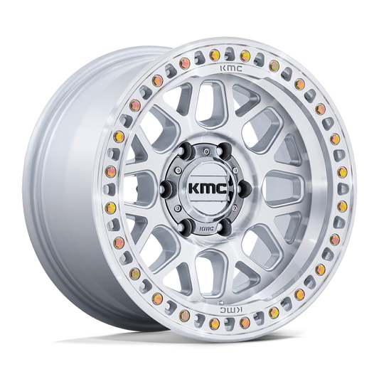KMC - KM549 GRS (Gloss Silver Machined Face)