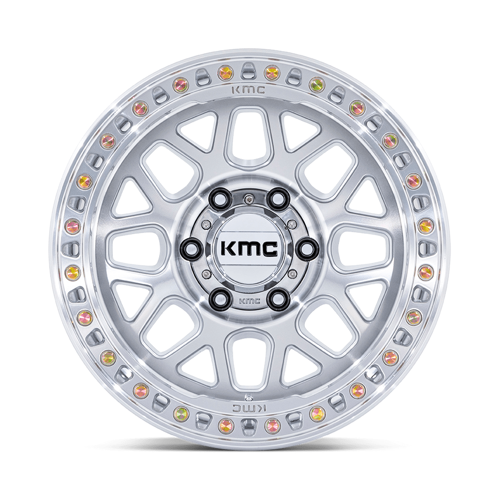 KMC - KM549 GRS (Gloss Silver Machined Face)