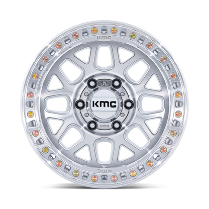 KMC - KM549 GRS (Gloss Silver Machined Face)