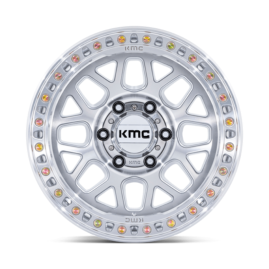 KMC - KM549 GRS (Gloss Silver Machined Face)