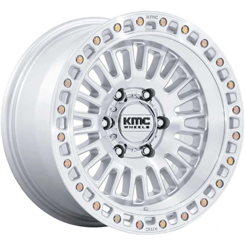 KMC - KM554 AZTEC (Gloss Silver Machined Face)