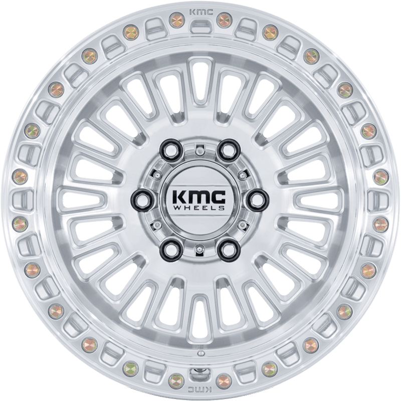 KMC - KM554 AZTEC (Gloss Silver Machined Face)