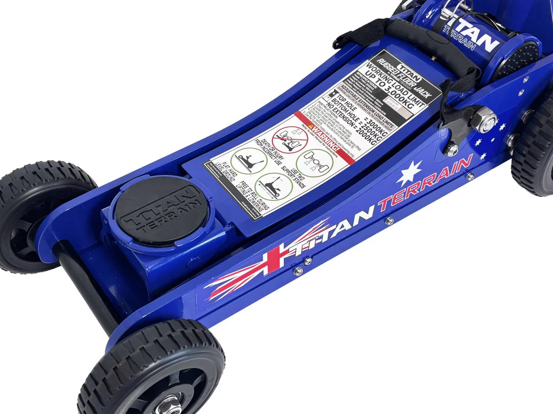 3 TONNE RUGGED FLOOR JACK - AUSSIE FLAG EDITION
